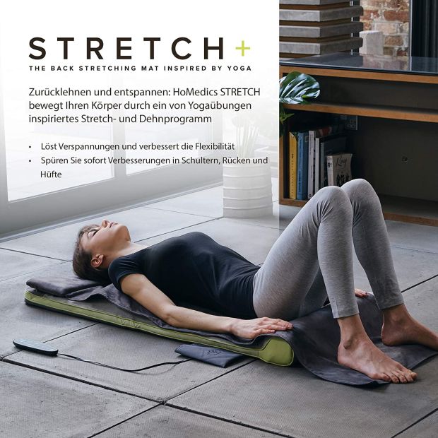 Homedics Stretch + Stretchingmatte 2.0 inspiriert Yogamatte [ Generalüberholt ]