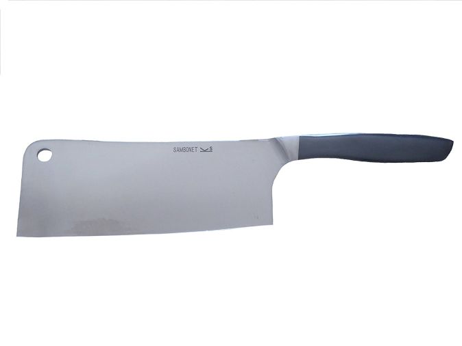 Sambonet Hackbeil 17cm Klinkenlänge Edelstahl Küchenbeil Hackmesser Sambonet Hackbeil 17cm Klinkenlänge Edelstahl Küchenbeil Hackmesser