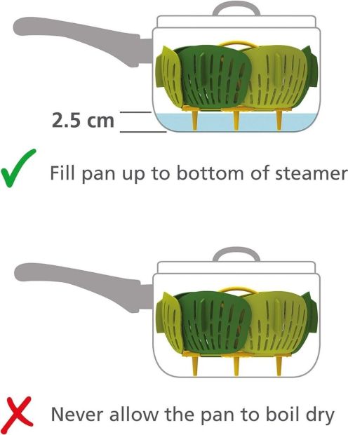 Joseph Joseph Bloom Folding Basket für Gemüse Dampfgareinsatz Faltbar