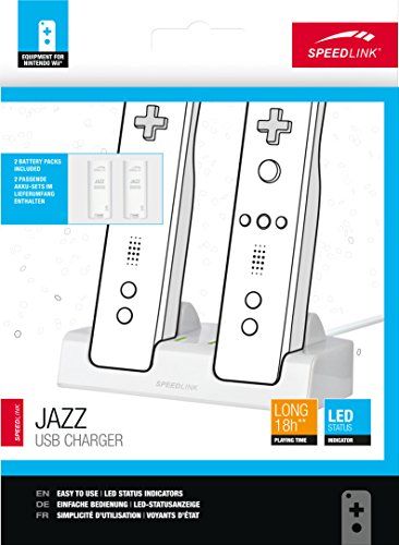 Speedlink (B-WARE) JAZZ USB Charger - für Wii U/Wii Weiß