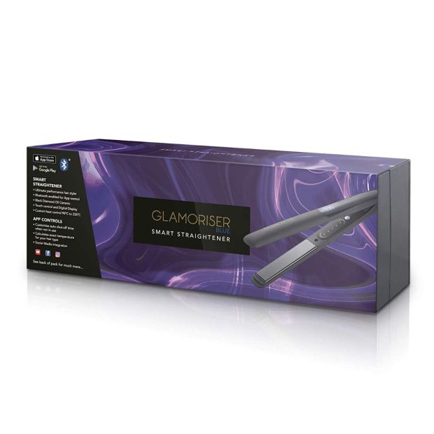 Glamoriser Bluetooth Smart Haarglätter Styler Glätteisen Keramik