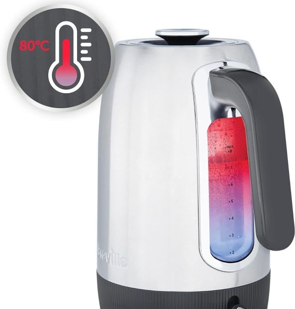 Breville by Sage Elektrischer 1.7 L Wasserkocher mit Temperatur Einstellung 