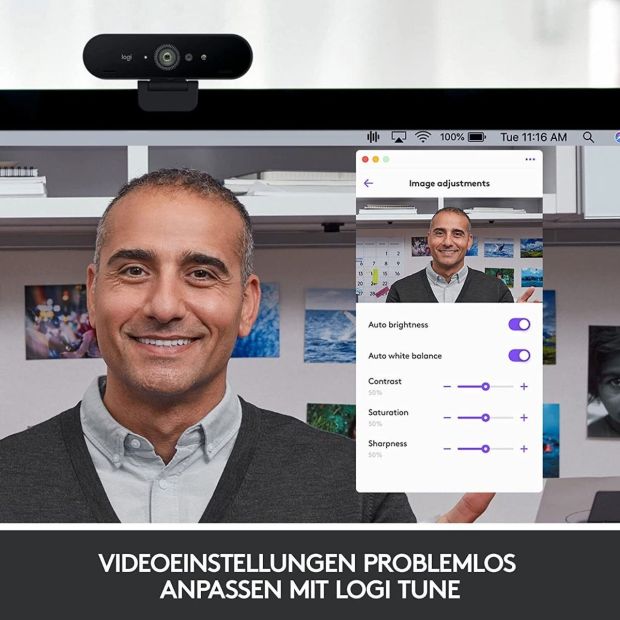 Logitech Brio Webcam Streamcam Kamera Ultra 4K HD [B-WARE]