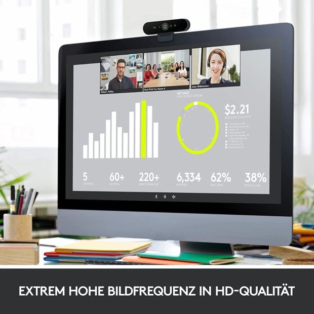Logitech Brio Webcam Streamcam Kamera Ultra 4K HD [B-WARE]