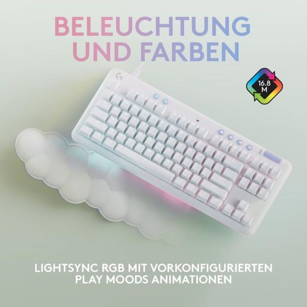Logitech G713 Gaming Tastatur RGB GX Blue Handballenauflage DE QWERTZ