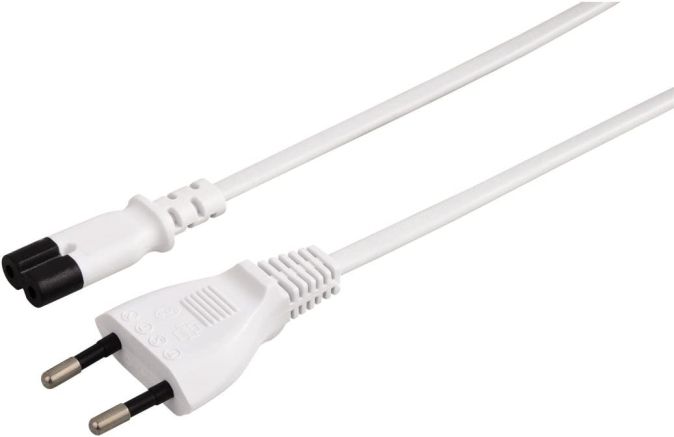 Hama Netzkabel mit flachem Eurostecker