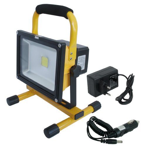 Ledino LED-Akkustrahler 20 W Li-Ionen Akku LED Strahler