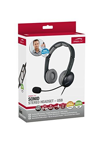 Speedlink (B-WARE) Kopfhörer mit Mikrofon - SONID Stereo Headset PC Speedlink (B-WARE) Kopfhörer mit Mikrofon - SONID Stereo Headset PC