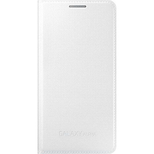 Samsung Galaxy Alpha Flip Case für Smartphone weiß