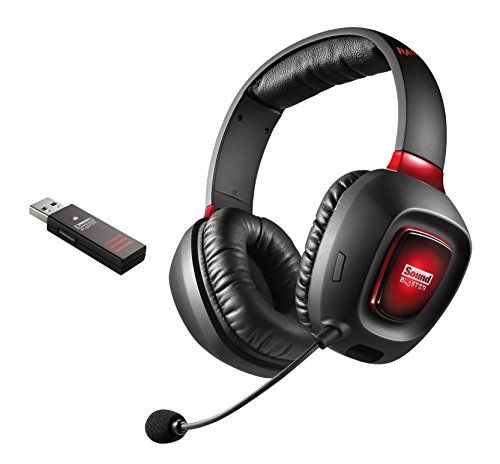 Creative (B-WARE) Sound Blaster Tactic 3D Rage Kabellos Gaming Headset 