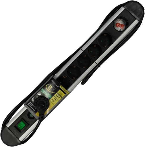 Vivanco 37661 Mehrfachsteckdose AC Mehrfachstecker 2m Vivanco 37661 Mehrfachsteckdose AC Mehrfachstecker 2m