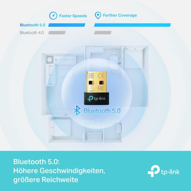 TP-Link UB500 Nano USB Bluetooth 5.0 Adapter Dongle [B-WARE]