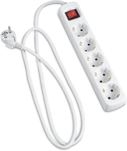 Hama Steckdosenleiste 5-fach im Doppelpack Kabel 1,4m Hama Steckdosenleiste 5-fach im Doppelpack Kabel 1,4m