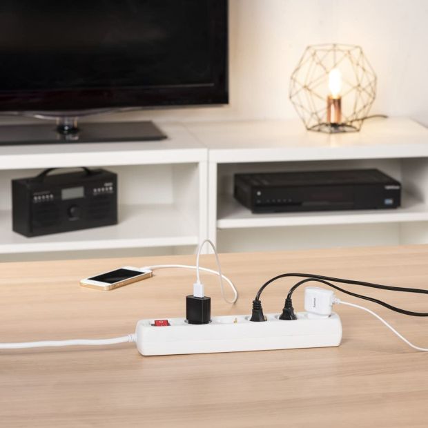 Hama Steckdosenleiste 5-fach im Doppelpack Kabel 1,4m Hama Steckdosenleiste 5-fach im Doppelpack Kabel 1,4m
