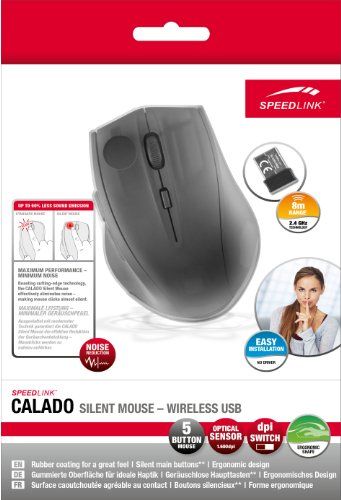 Speedlink (B-WARE) lautlose Funkmaus - CALADO Silent USB-Maus 
