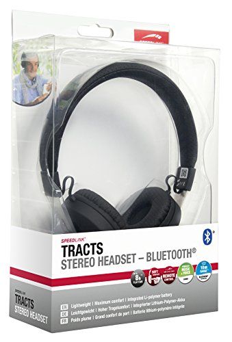 Speedlink (B-WARE) Tracts Kabellose Bluetooth-Kopfhörer integriertes Mikrofon Speedlink (B-WARE) Tracts Kabellose Bluetooth-Kopfhörer integriertes Mikrofon