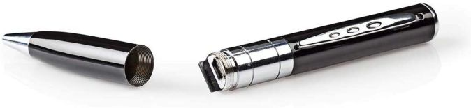 Stift mit wiederaufladbarer Spionagekamera von NEDIS Stift mit wiederaufladbarer Spionagekamera von NEDIS