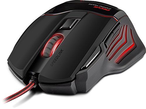 Speedlink (B-WARE) Programmierbare Gamer Maus für PC - Decus Gaming Mouse USB