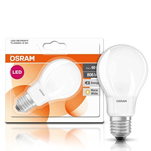 Osram LED-Lampe E27 Glühlampen 60 W LED Retrofit Leuchtmittel Osram LED-Lampe E27 Glühlampen 60 W LED Retrofit Leuchtmittel
