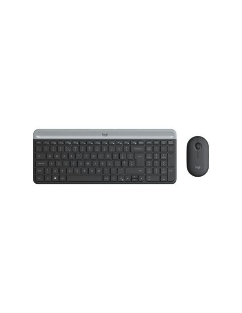 Logitech MK470 Slim Combo Kabellos Tastatur Maus SET Spanisches Layout [B-WARE]