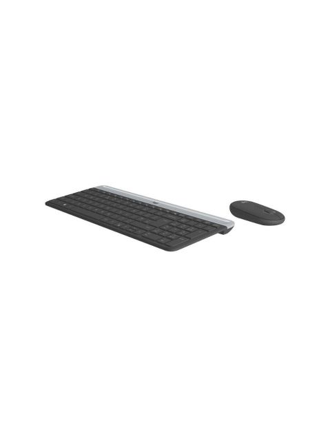 Logitech MK470 Slim Combo Kabellos Tastatur Maus SET Spanisches Layout [B-WARE]
