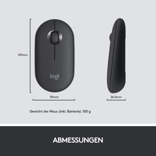 Logitech MK470 Slim Combo Kabellos Tastatur Maus SET Spanisches Layout [B-WARE]