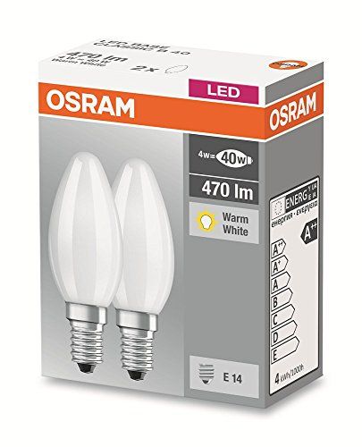 Osram LED Base Classic B/LED-Lampe E14 40 Watt 2er-Pack Leuchtmittel