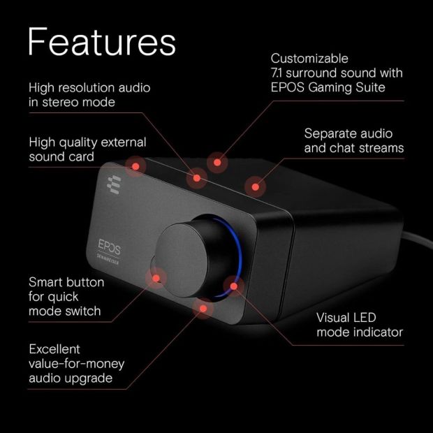 EPOS/Sennheiser GSX 300 Externe Soundkarte EPOS/Sennheiser GSX 300 Externe Soundkarte
