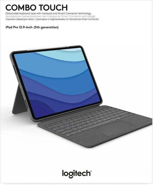Logitech Combo Touch Schutzhülle mit Tastatur für iPad Pro 12.9 Zoll [B-WARE]