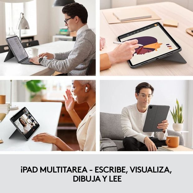 Logitech Combo Touch Schutzhülle mit Tastatur für iPad Pro 12.9 Zoll [B-WARE]