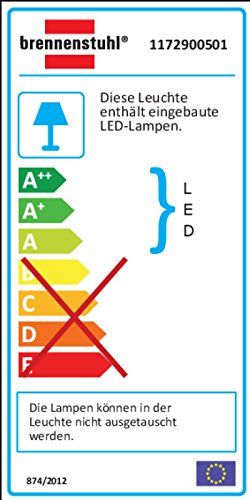 Brennenstuhl Slim LED Strahler außen mit Bewegungsmelder + Gratis Brennenstuhl Universalleuchte 