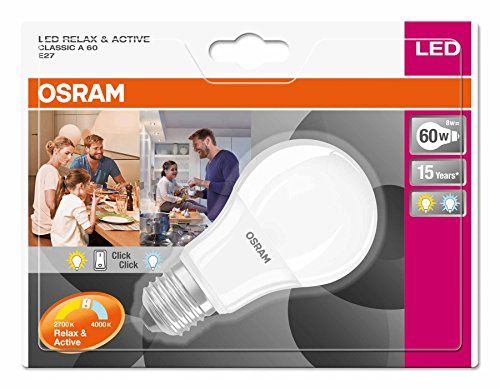 OSRAM LED Relax & Active Classic A 60 E27 60 Watt Glühbirne OSRAM LED Relax & Active Classic A 60 E27 60 Watt Glühbirne