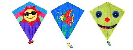 Hudora 75200 - Kinderdrachen KD-60 - 60cm x 70cm - sortiert