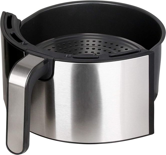 Emerio Heißluftfritteuse 1400W 5l fritieren Air fryer LED touch Display 7 Programme