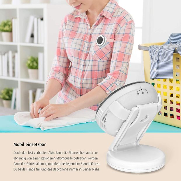 Reer Babyphone LED Laser Projektor Babyfone Nachtlicht Kinder mit Musik 