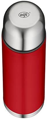 alfi Thermosflasche Edelstahl rot 750ml Isolierflasche mit Trinkbecher alfi Thermosflasche Edelstahl rot 750ml Isolierflasche mit Trinkbecher