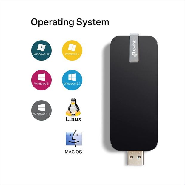 TP-Link Archer T4U WLAN Stick Dual Band USB 3.0 Adapter Wifi [B-WARE]