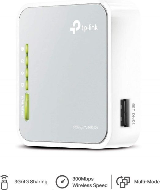 TP-Link TL-MR3020 Wlan N Router USB Hotspot [B-WARE]