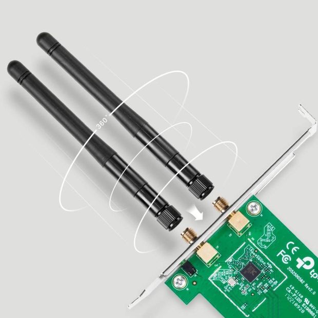 TP-Link TL-WN881ND WLAN PCI-E Netzwerk Karte Adapter 300Mbit Wifi [B-WARE] 