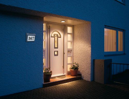 Brennenstuhl Hausnummer Solar Power / Leuchte mit Solar-Panel 