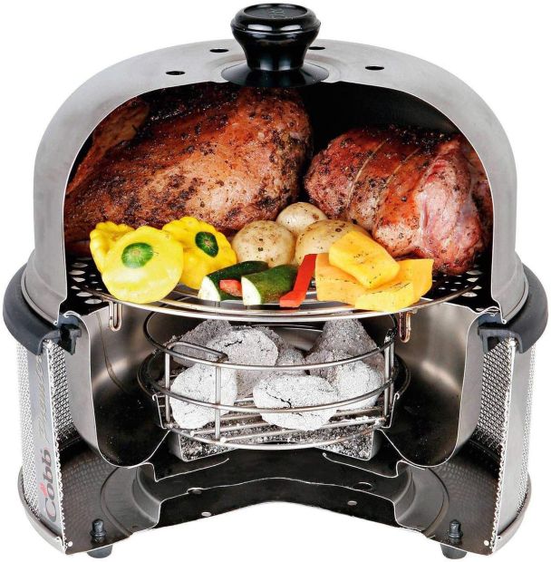 COBB PROFI Grill für Camping Balkon Tischgrill Edelstahl Holzkohle Balkongrill COBB PROFI Grill für Camping Balkon Tischgrill Edelstahl Holzkohle Balkongrill