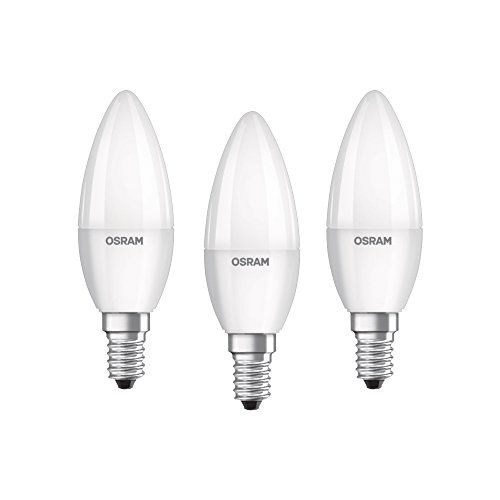 Osram LED BASE CLASSIC BLED-Lampe  E14 40 W Glühlampe [3ER PACK]