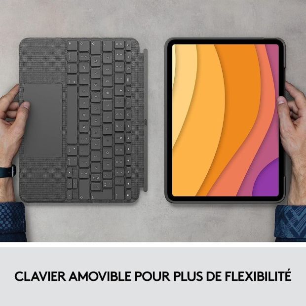 Logitech Combo Touch Case Schutzhülle mit Tastatur FR Layout [B-WARE]