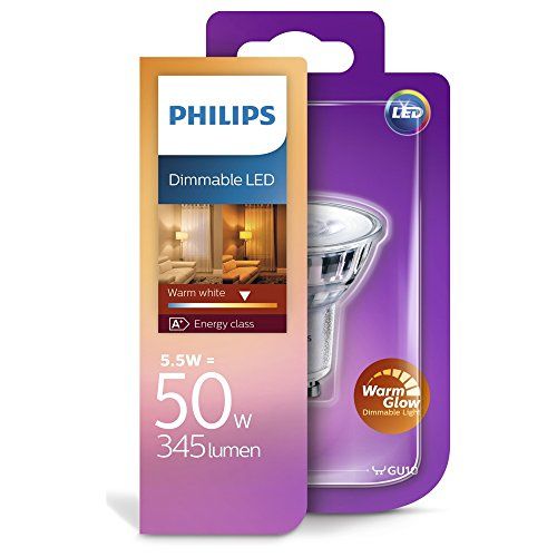 4x Philips Set LED Leuchtmittel dimmbar GU10 50 W Leuchte 4x Philips Set LED Leuchtmittel dimmbar GU10 50 W Leuchte