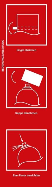 Smartwares Feuerlöschspray 600ml ABF Feuerlöscher Fettbrand 