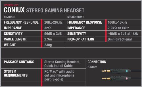 Speedlink 3.5mm Gaming Kopfhörer mit Mikrofon Headset für PC Laptop PS4 Xbox One Speedlink 3.5mm Gaming Kopfhörer mit Mikrofon Headset für PC Laptop PS4 Xbox One