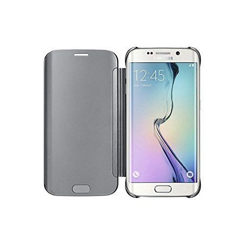 Samsung Handyhülle Schutzhülle mit Clear View Cover für Galaxy S6 Edge