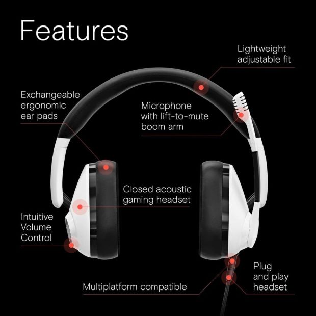 EPOS H3 Geschlossenes Akustisches Gaming Kopfhörer mit Mikrofon Headset