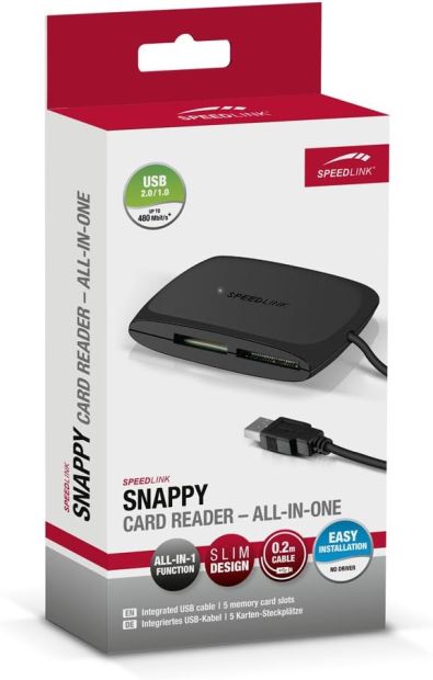 Speedlink Kartenleser USB All-in-One Multiformat Cardreader Speicherkarten leser (B-WARE) Speedlink Kartenleser USB All-in-One Multiformat Cardreader Speicherkarten leser (B-WARE)