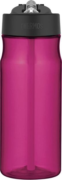 THERMOS Trinkflasche mit Strohhalm Sportflasche rosa 530ml Wasserflasche für Kinder